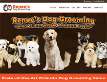 Tablet Screenshot of dog-grooming-orlando.com